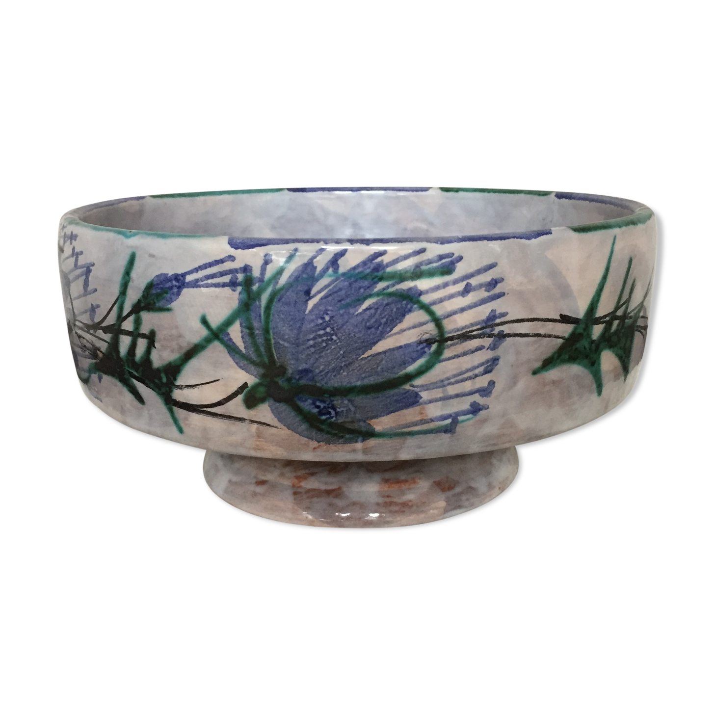 Vallauris enamelled ceramic cut by LE BESCON