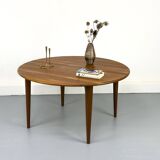 Circular Teak Coffee Table from Mikael Laursen, 1960s