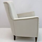 Attributed Gio Ponti Mid-Century Modern Italian Velvet Armchair for Isa, 50