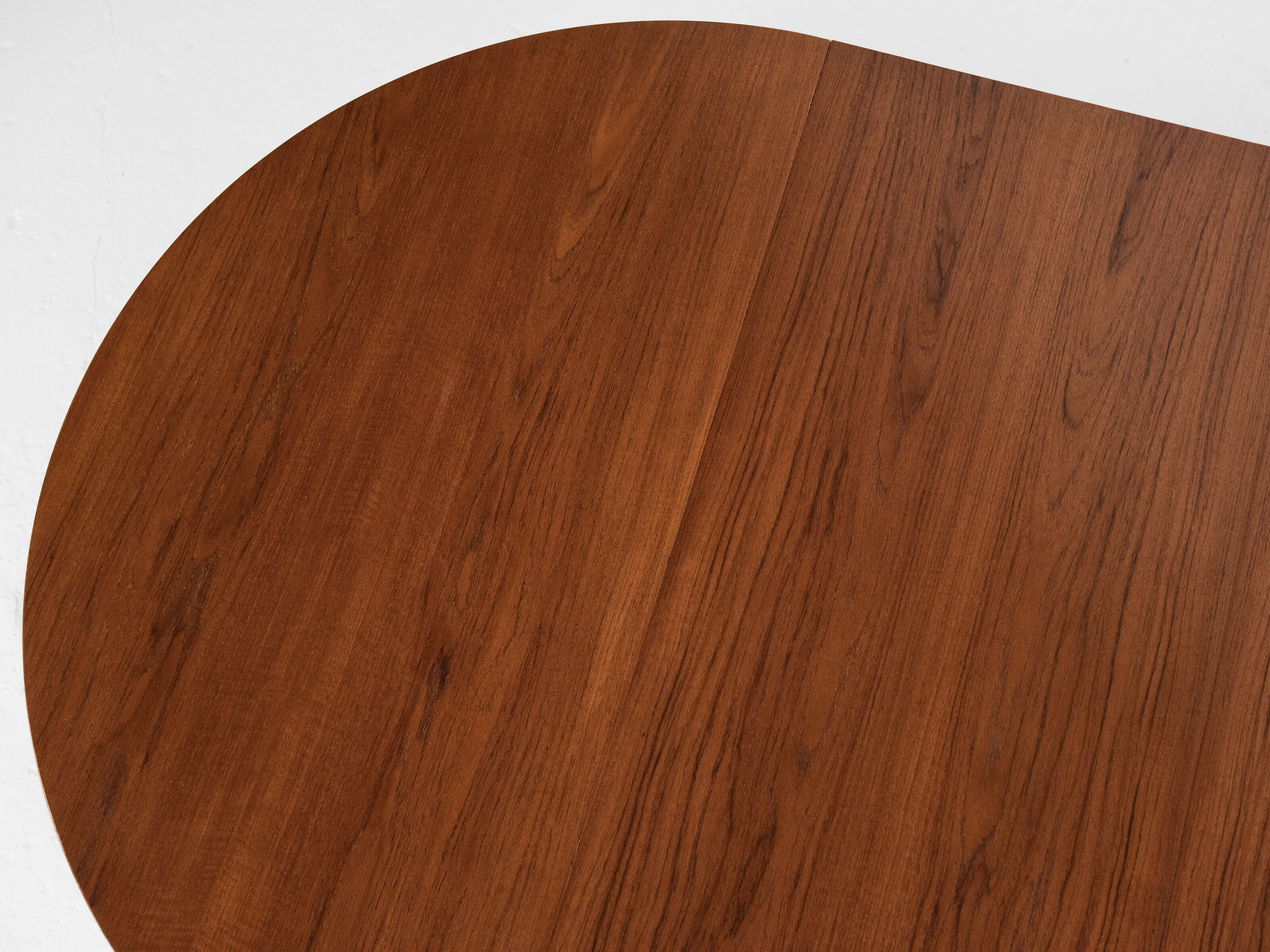 Midcentury Danish round dining table in teak by Severin Hansen for Haslev 1960s