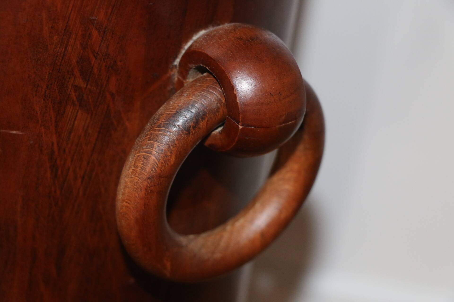 Wooden umbrella stand