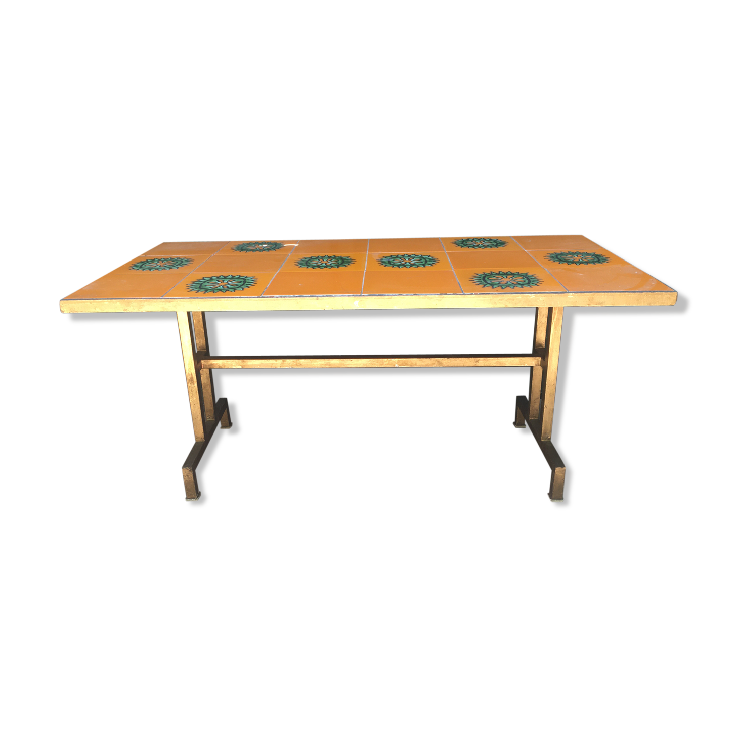 Orange coffee table