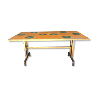 Table basse orange