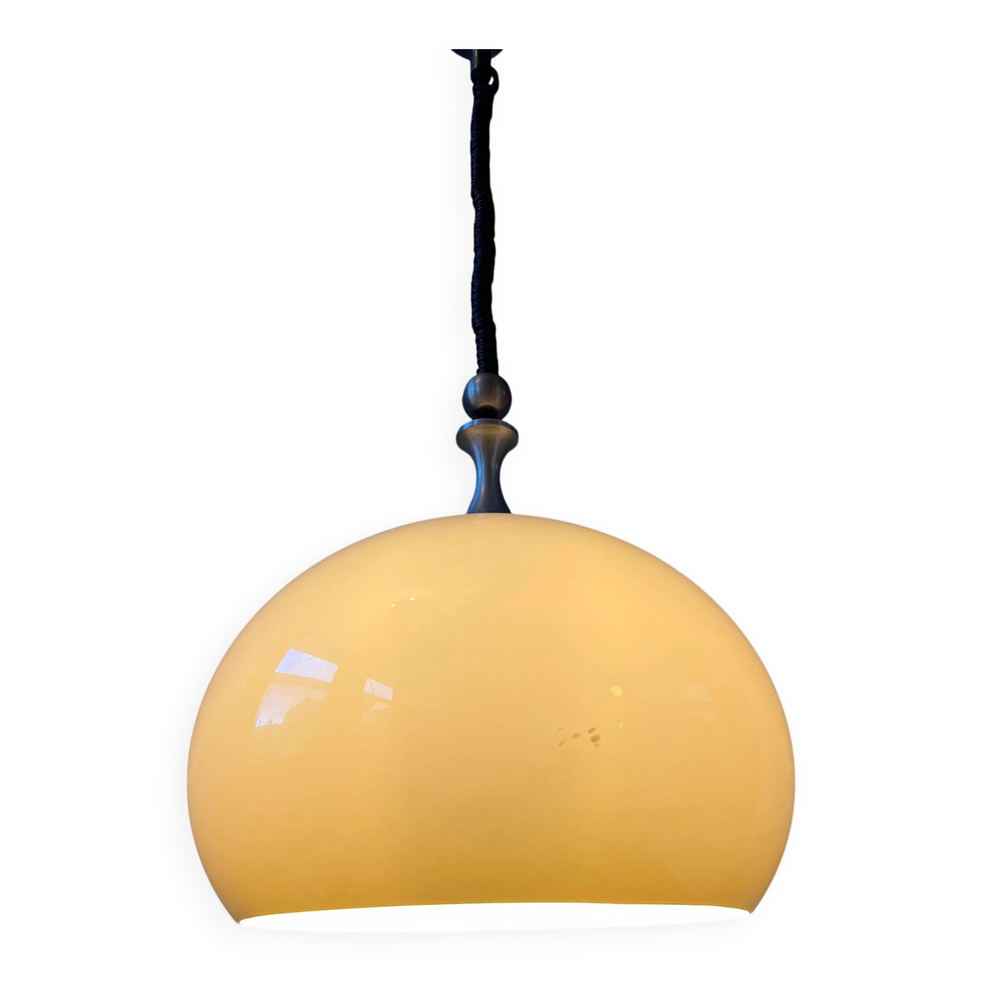 Suspension champignon Space Age en plexiglas Dijkstra Mid Century