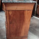Old 4 drawer chest of drawers with marble top