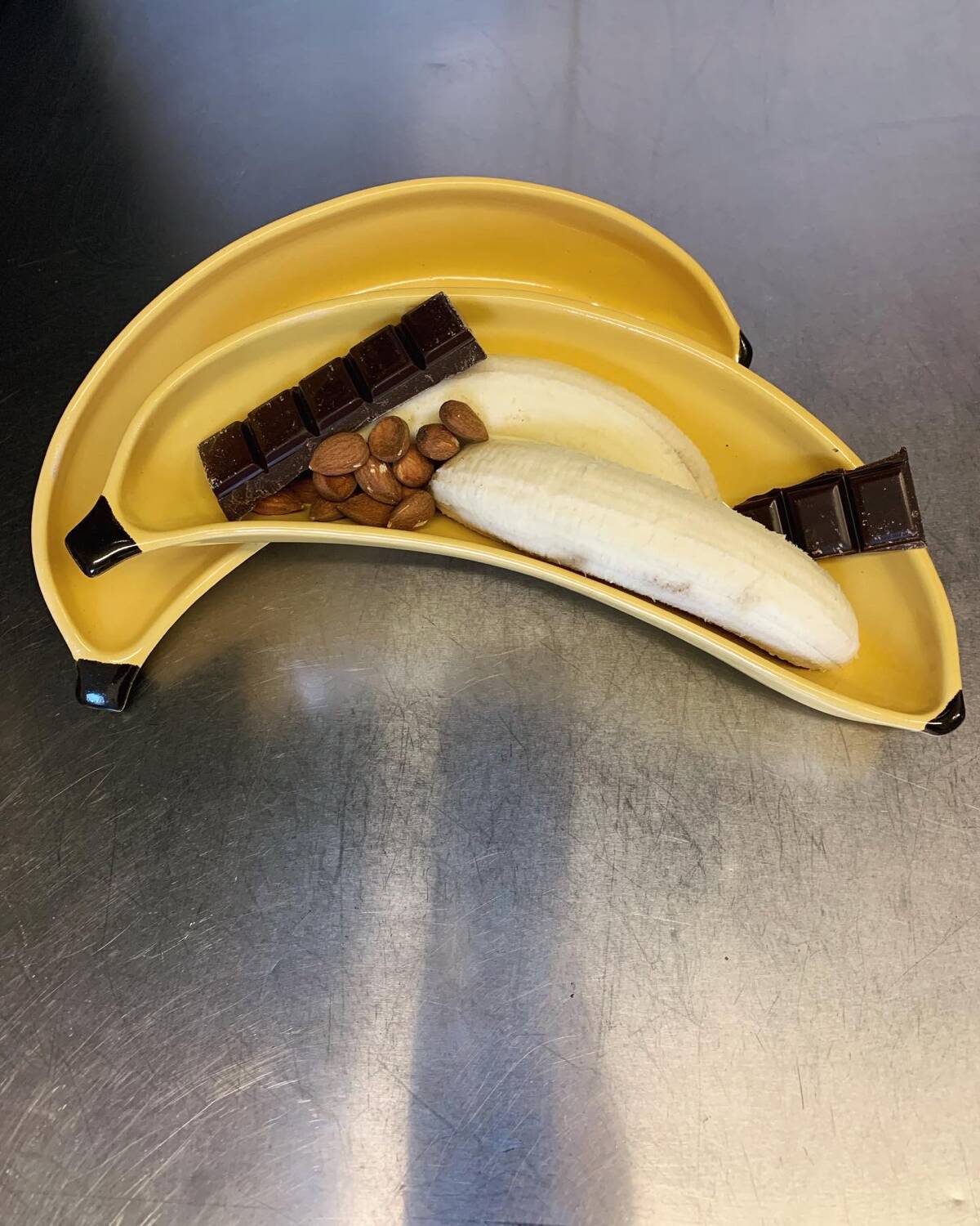 Empty banana pocket
