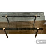 Glass coffee table