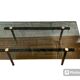 Glass coffee table