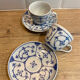 2 tasses et sous tasses vintage