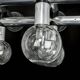 Large Sputnik atomium chrome suspension light by Kalmar, Austria, 1970s.