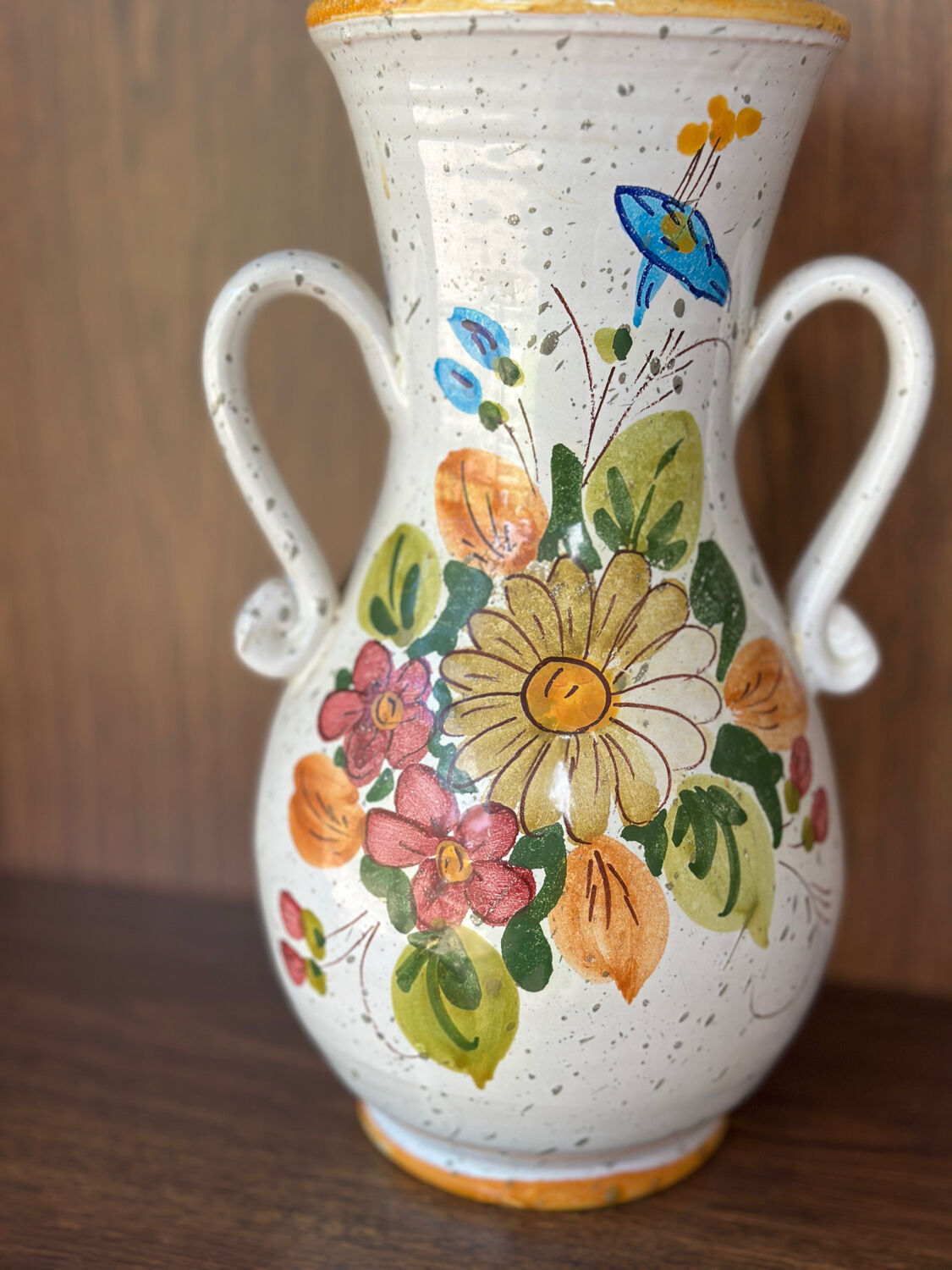 Vase en faïence Italienne