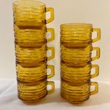 Set of 9 cups Vereco 1970