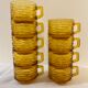 Lot de 9 tasses Vereco 1970