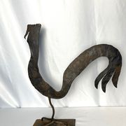 Vintage sculpture metal G. Raveneau circa 1970
