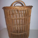 Rattan paper basket