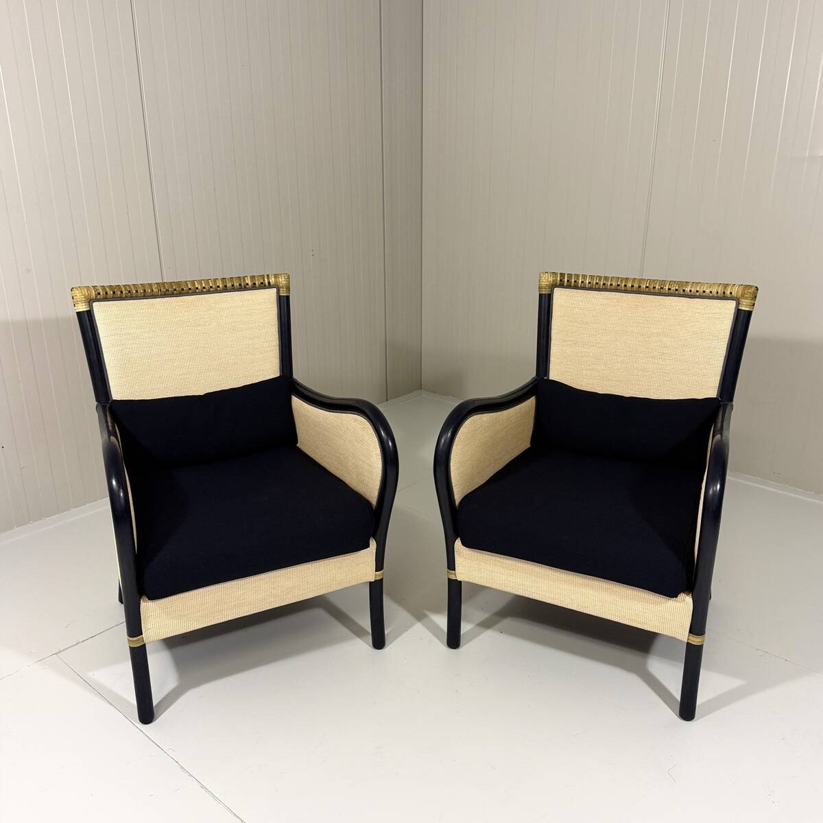 Gasparucci Italo rattan arm chairs Italy