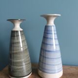 Stoneware soliflore vases