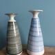 Stoneware soliflore vases