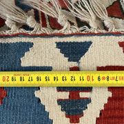 Ancient Turkish Kilim rug handwoven – geometric patterns 98x96 cm