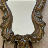 Duo d’appliques miroir à deux lumières