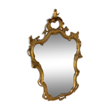 Large golden baroque style wall mirror