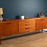 Retro teak 1960s long nathan mid century sideboard