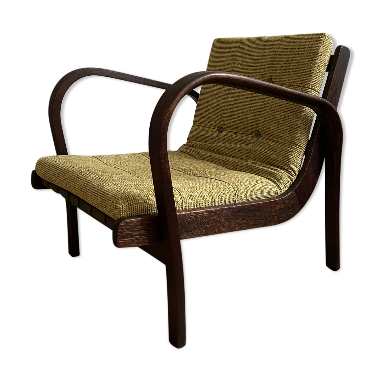 Armchair by Karol Kozelka and Antonin Kropacek for Interior Praha, 1950s