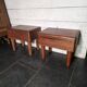 Pair of Scandinavian teak bedside tables from the 1960s.