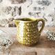 Barbotine pitcher, Digoin Sarreguemines.