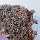 BOSSOT in Ciry-le-Noble (71) Stoneware tobacco pot with naturalist decoration