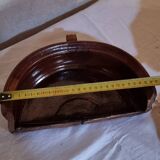 Set of 2 cooked potatoes in glazed earthenware