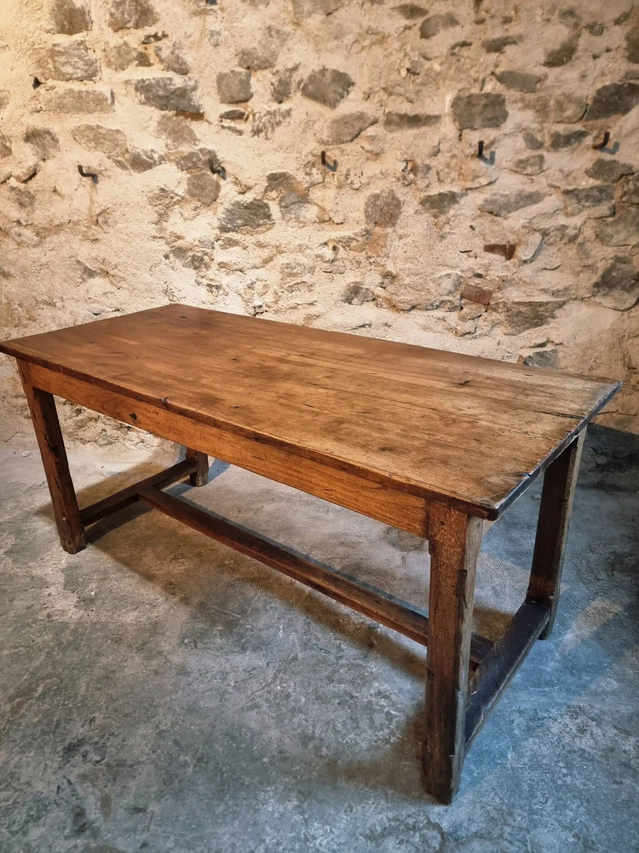 Antique French dining table, 18th century