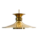 Grande lampe à suspension Boras en laiton de Borens, Suède, 1960