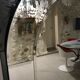 Miroir arcade verre biseauté vintage - 180x120cm