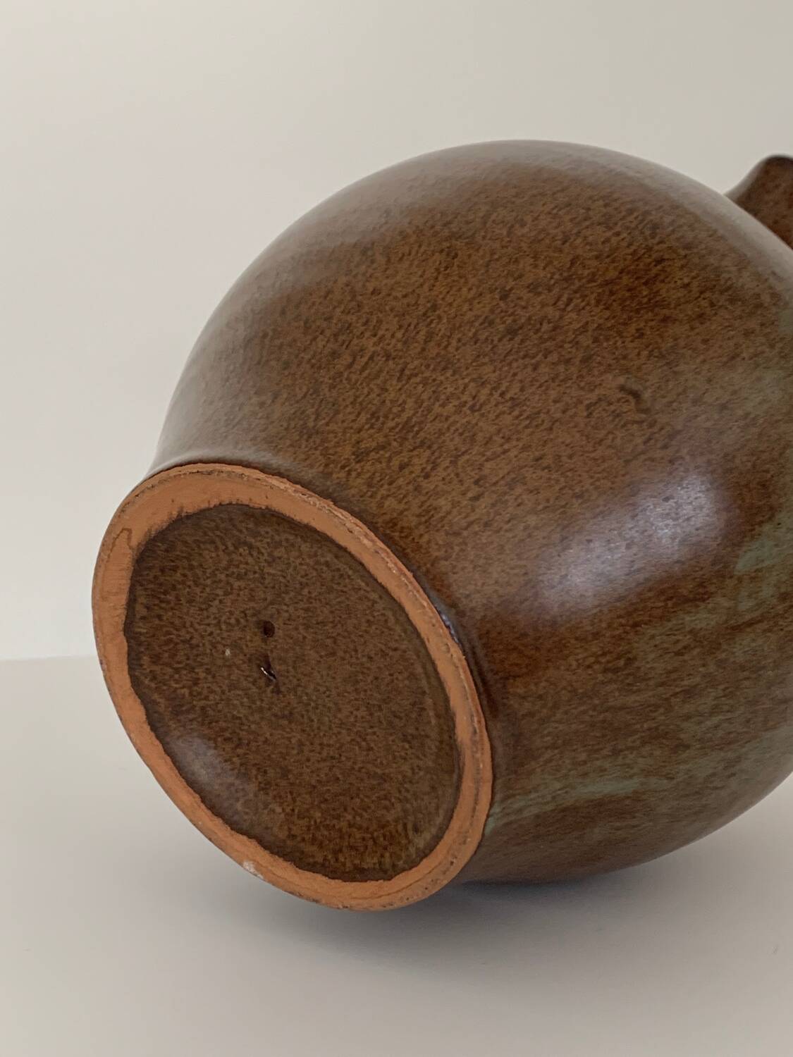 Vintage pitcher made on the wheel