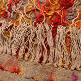 3x6 tulu filikli wool vintage kilim rug,110x175cm