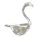 Swan Trinket Crystal Glass Art Vannes-Le-Chatel /Vintage 1960