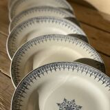6 assiettes plates St. Amand Primax
