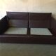 2-seater leather leolux sofa