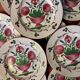 Assiettes Saint Clément Au vase fleuri