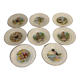 Set of 8 old dessert plates