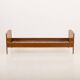 Danish mid century modern teak bed by Sidelmann Jakobsen, 1960s
