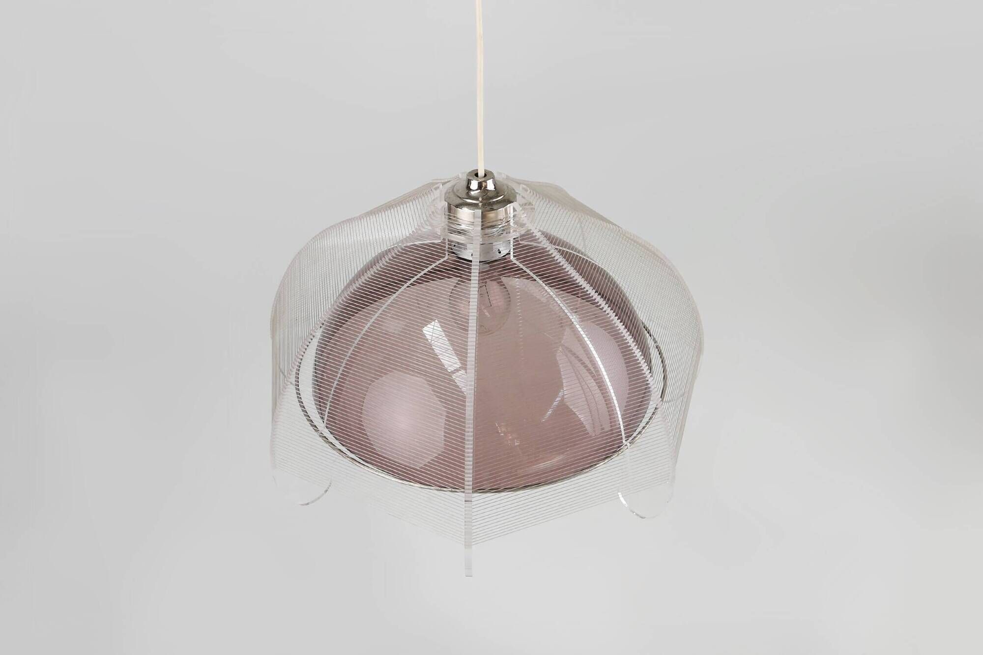 Wire pendant lamp by Paul Secon for Sompex, Germany, 1960s