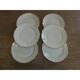 Bavaria white porcelain dinner plates