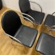 Set of 4 Retro Chairs with Armrests, 1980s, Czechoslovakia