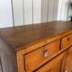 Antique oak sideboard – 3 drawers & 2 doors – pig buttons