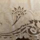 Sheet with embroidered decoration and openwork with cornucopia late nineteenth