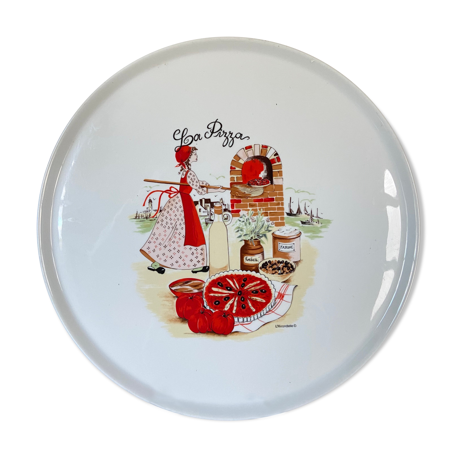 Limoges Pizza Dish