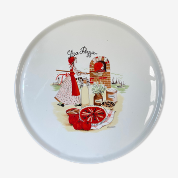 Pizza dish Limoges