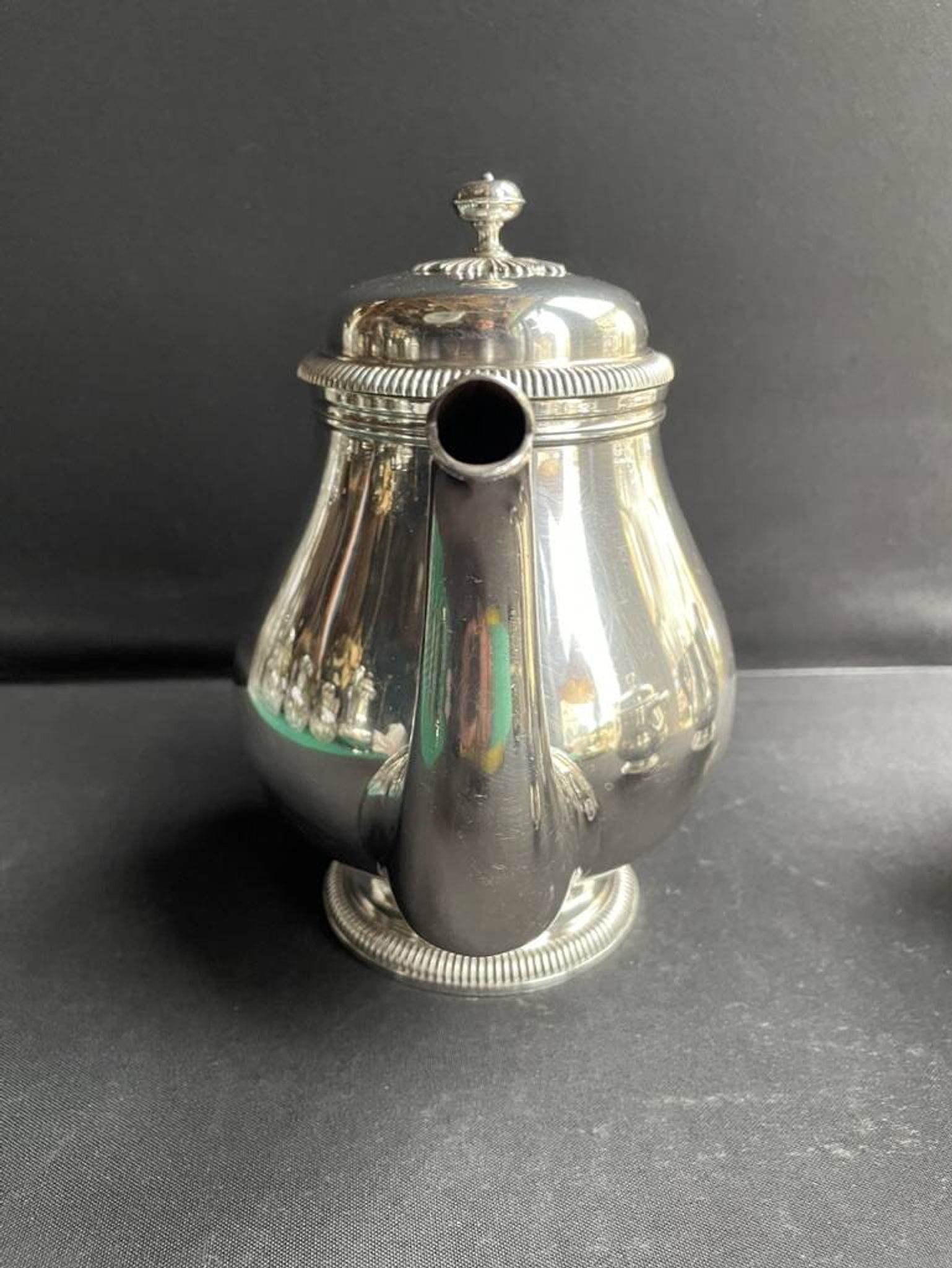 Gallia tea service by Christofle model Lauzin